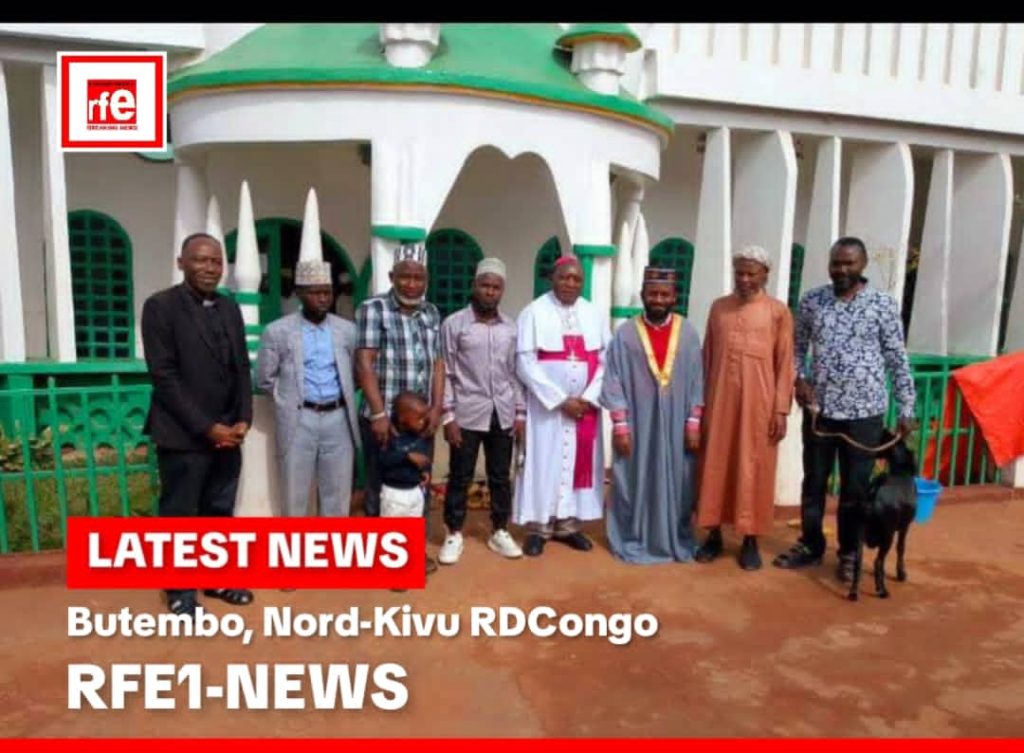RD Congo : après plusieurs réactions des internautes autour d&rsquo;une photo de représentant régional de l&rsquo;islam à Butembo-Lubero et l&rsquo;évêque de Butembo-Beni, la Communauté lslamique clarifie et parle d&rsquo;une rencontre interreligieuse | RFE1-NEWS