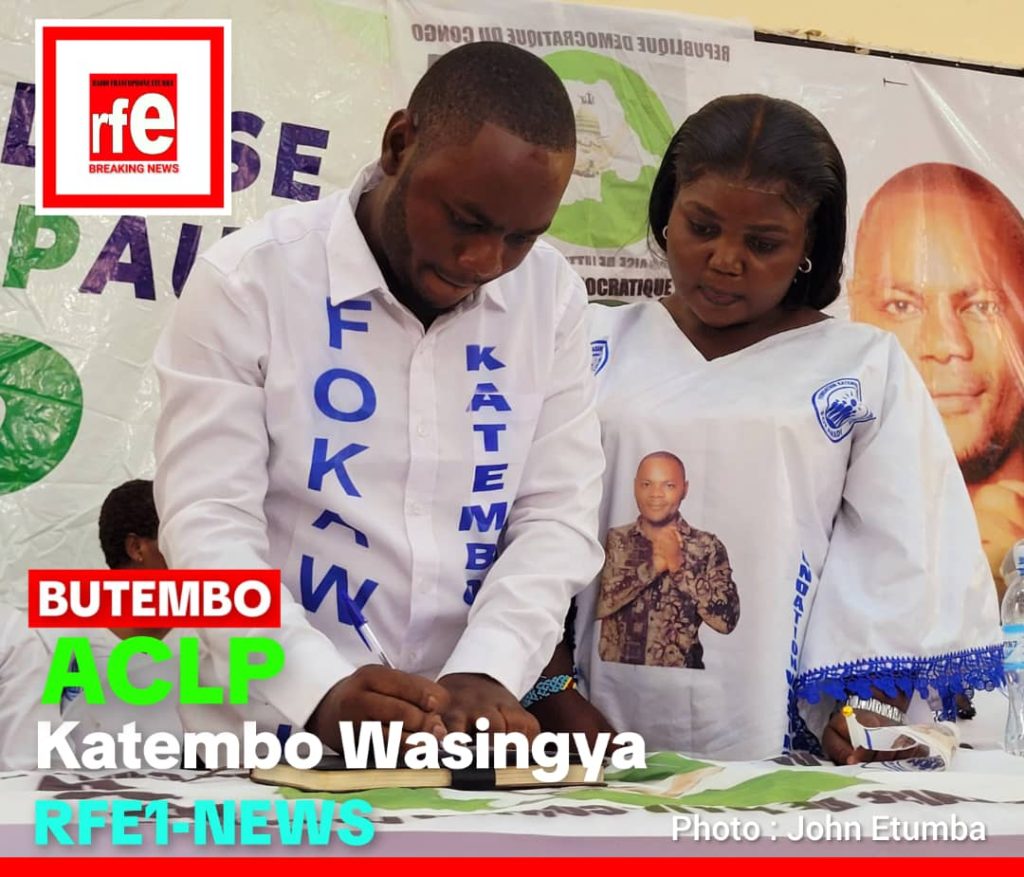RD Congo : à Butembo au Nord-Kivu,  KATEMBO WASINGYA DIEU-MERCI a signé son entrée officielle à l&rsquo;ACLP de l&rsquo;honorable JULIETTE MBAMBU MUGHOLE | RFE1-NEWS